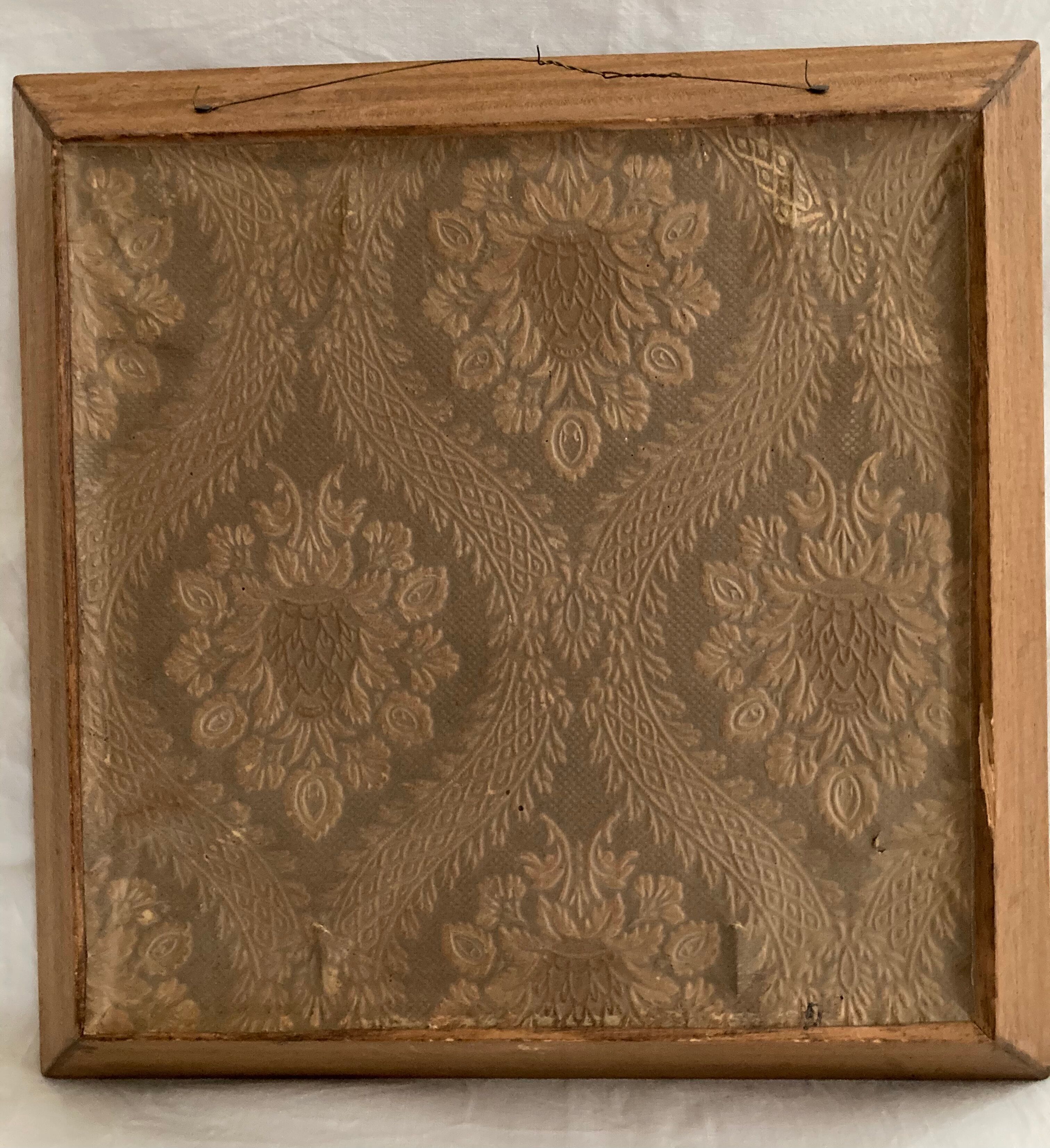 Wooden mirror 29x29cm