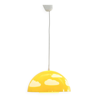 Yellow Nuage suspension by Henrik Preutz for Ikea, 1990