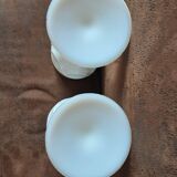 Set of 2 opal stemmed glasses