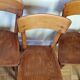 Ensemble de trois chaises bistrot Baumann