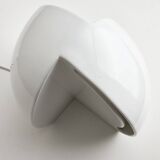 Perdomello 70 White Ceramic Hemisphere Lamp, 1970s