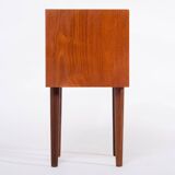 Bedside Table with 2 Drawers in Teak, Denmark, 1960s