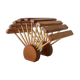 Lampe vintage en bois