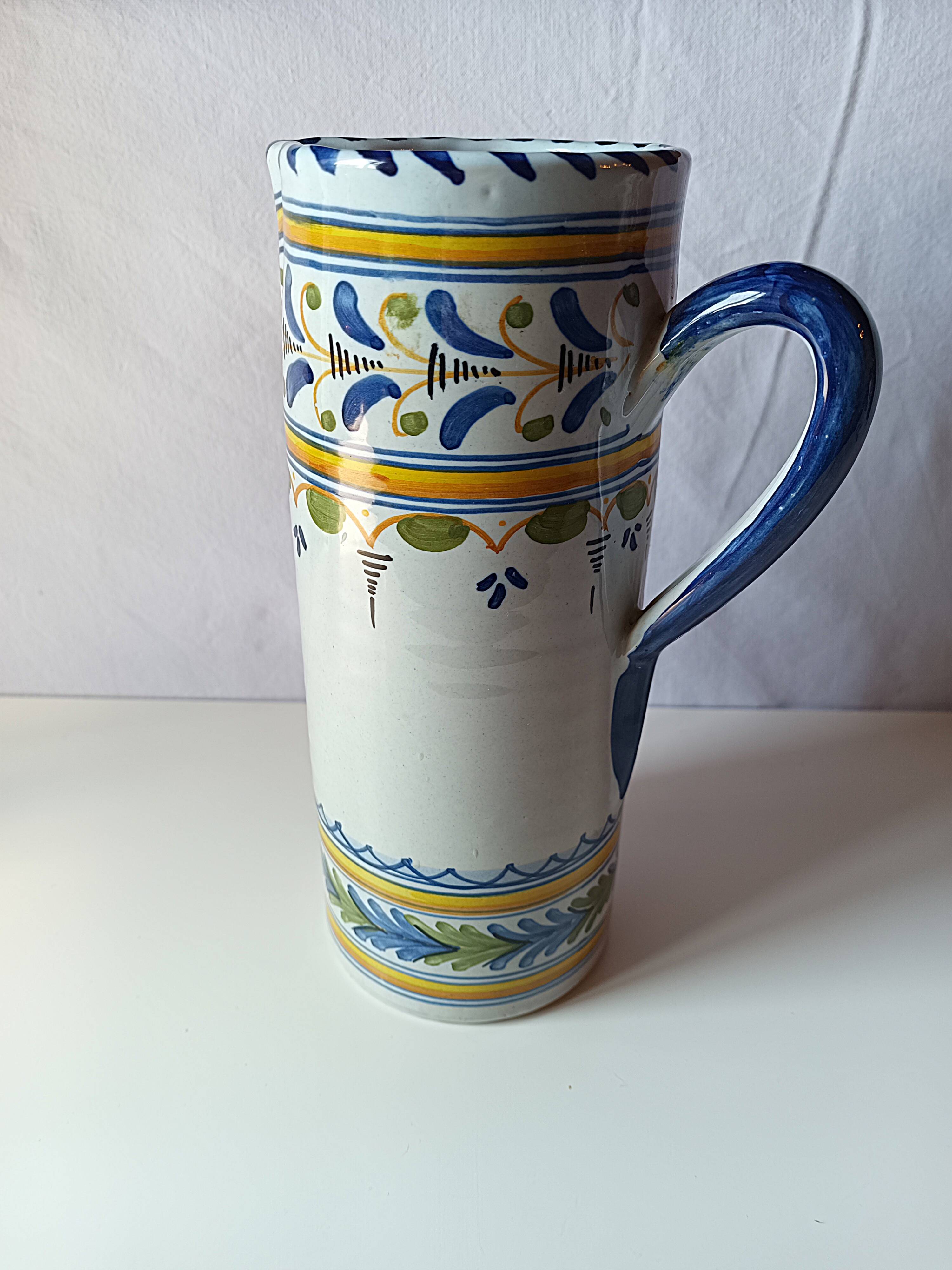 Talavera ceramic pitcher set