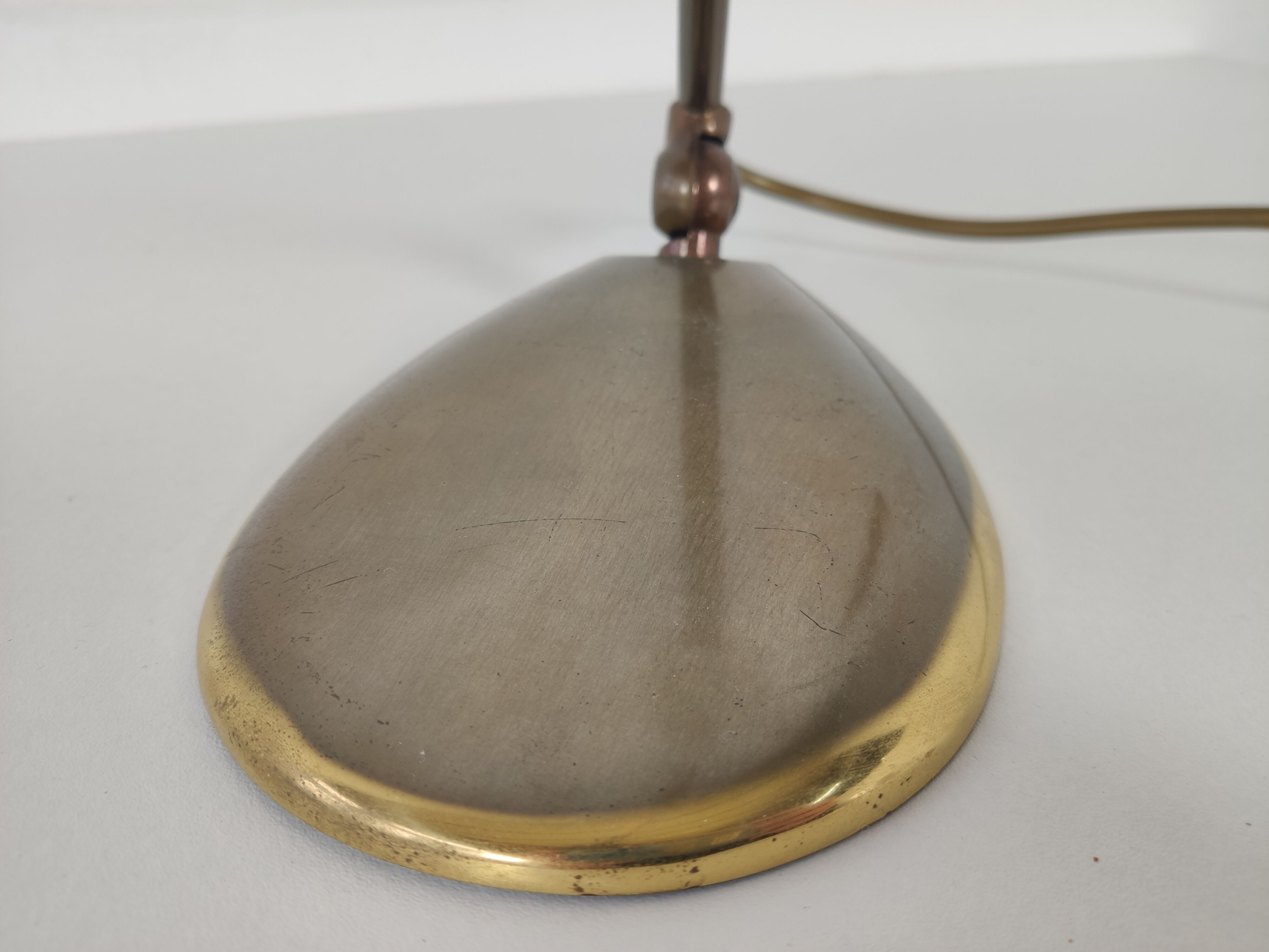 OMI DGBM 50/60s brass desk lamp