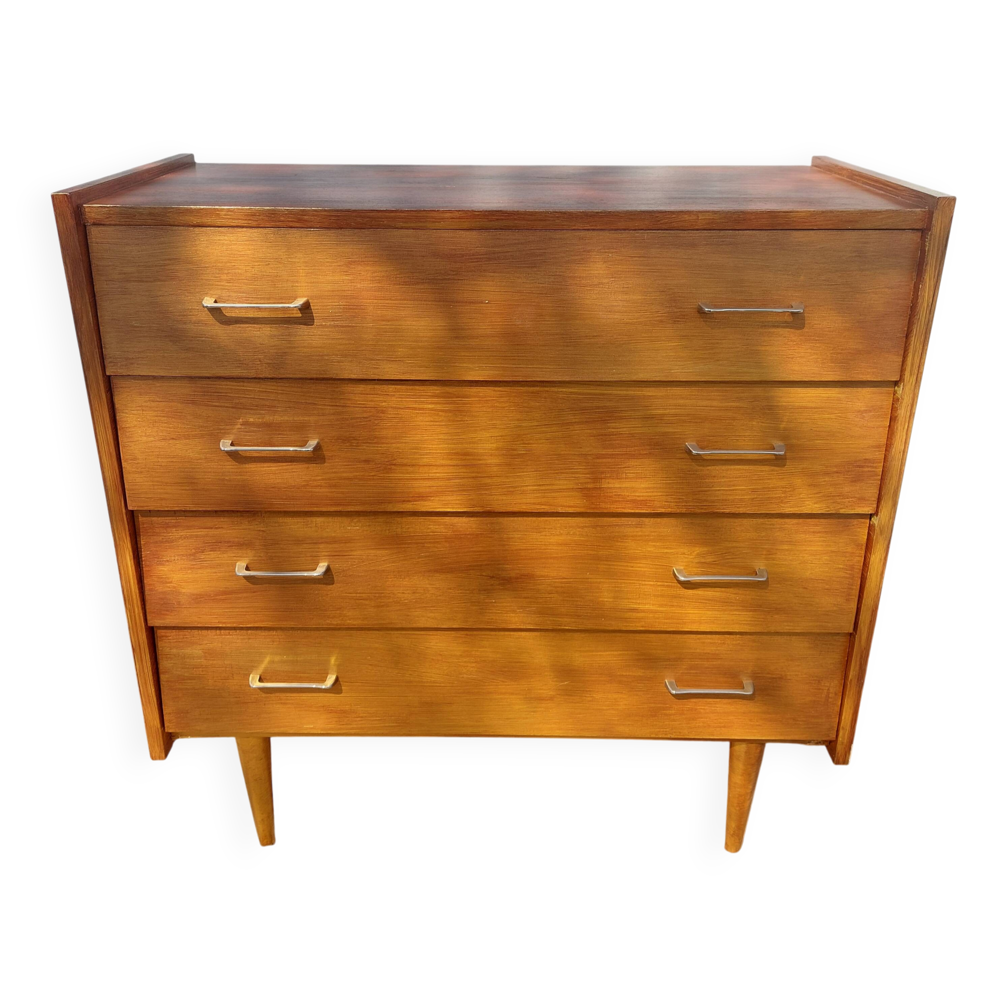 vintage commode, tapered legs