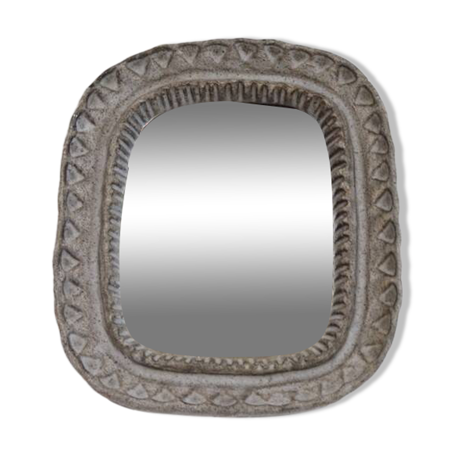 Ceramic mirror by Irma Yourstone 1960