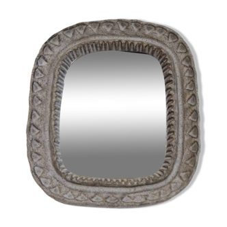 Ceramic mirror by Irma Yourstone 1960