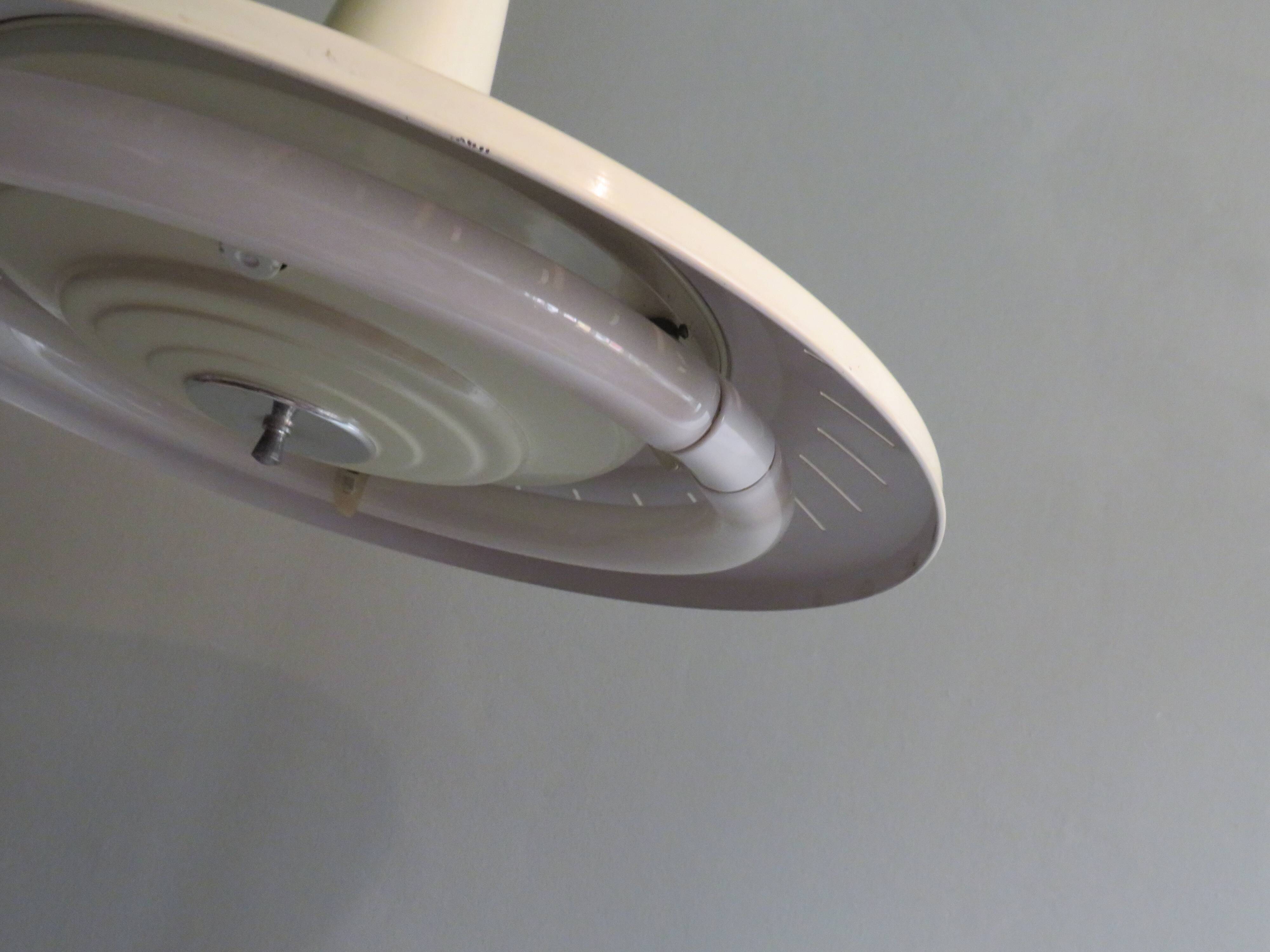 Vintage suspension lamp, Van Haute Belgium 1960