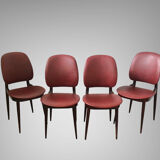 Set of 4 design chairs Pegasus vintage Baumann edition 1960s