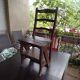 Old folding chair stepladder