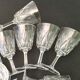 Set of 11 vintage wine glasses