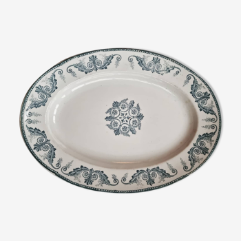 Oval serving dish Malmaison de lunéville