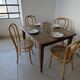 Golden oak table, farmhouse table 110 x 89 cm