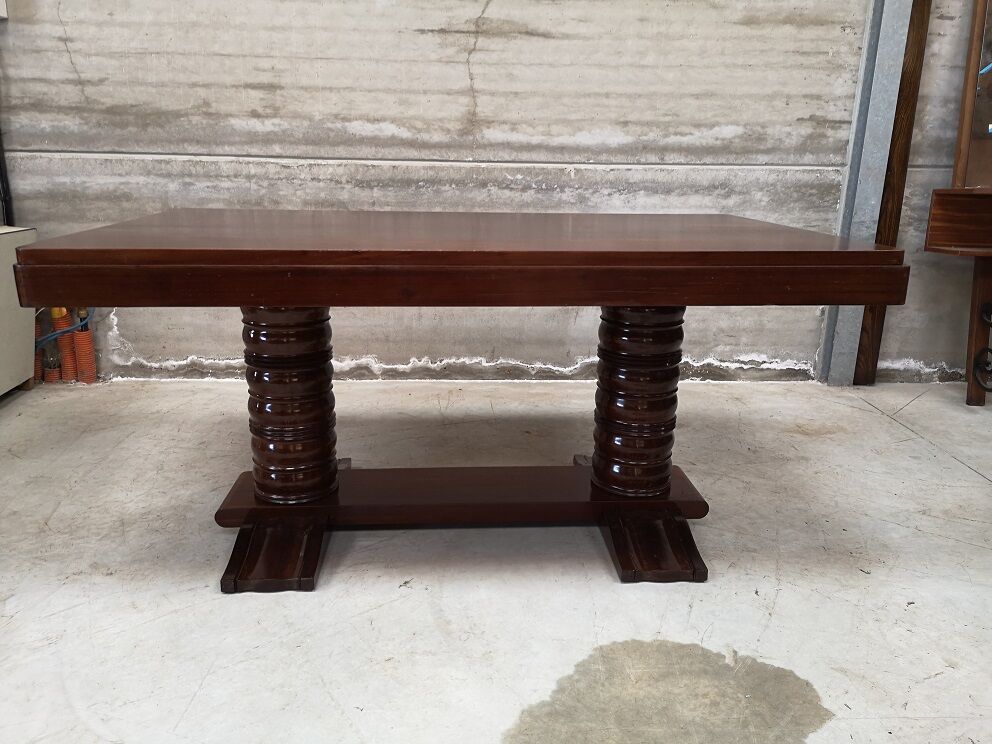 Mahogany desk by Gaston Poisson 1930 1940