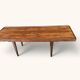Vintage teak coffee table with a reversible top.