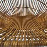 Rohe Noordwolde rattan armchair, 1960, Netherlands