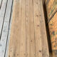 Table basse en bois brut