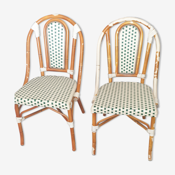 Braided bistro chairs