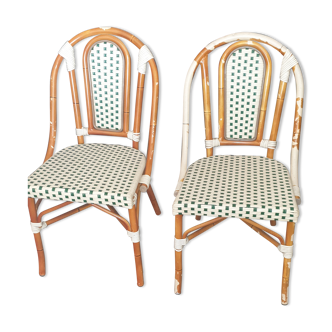 Braided bistro chairs