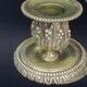 Bronze bouillotte lamp from the 19th century.