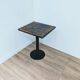 Table bistrot en bois et fer