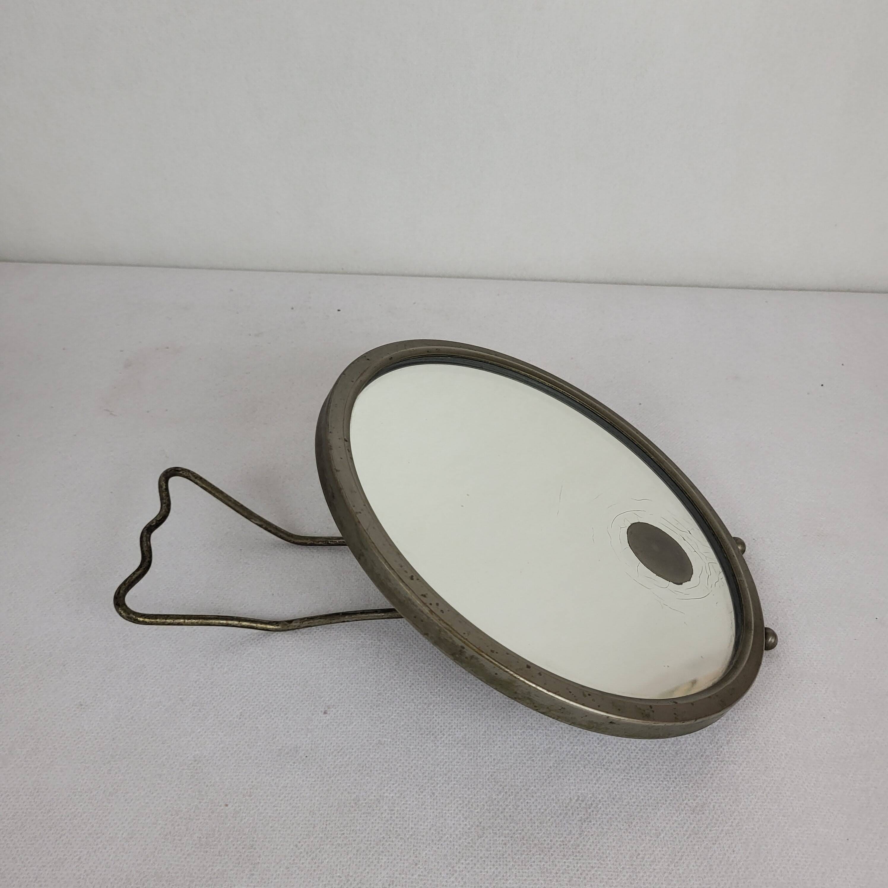 50s barber mirror