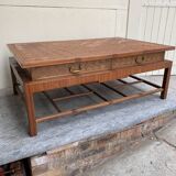 Table basse en bambou roche-bobois