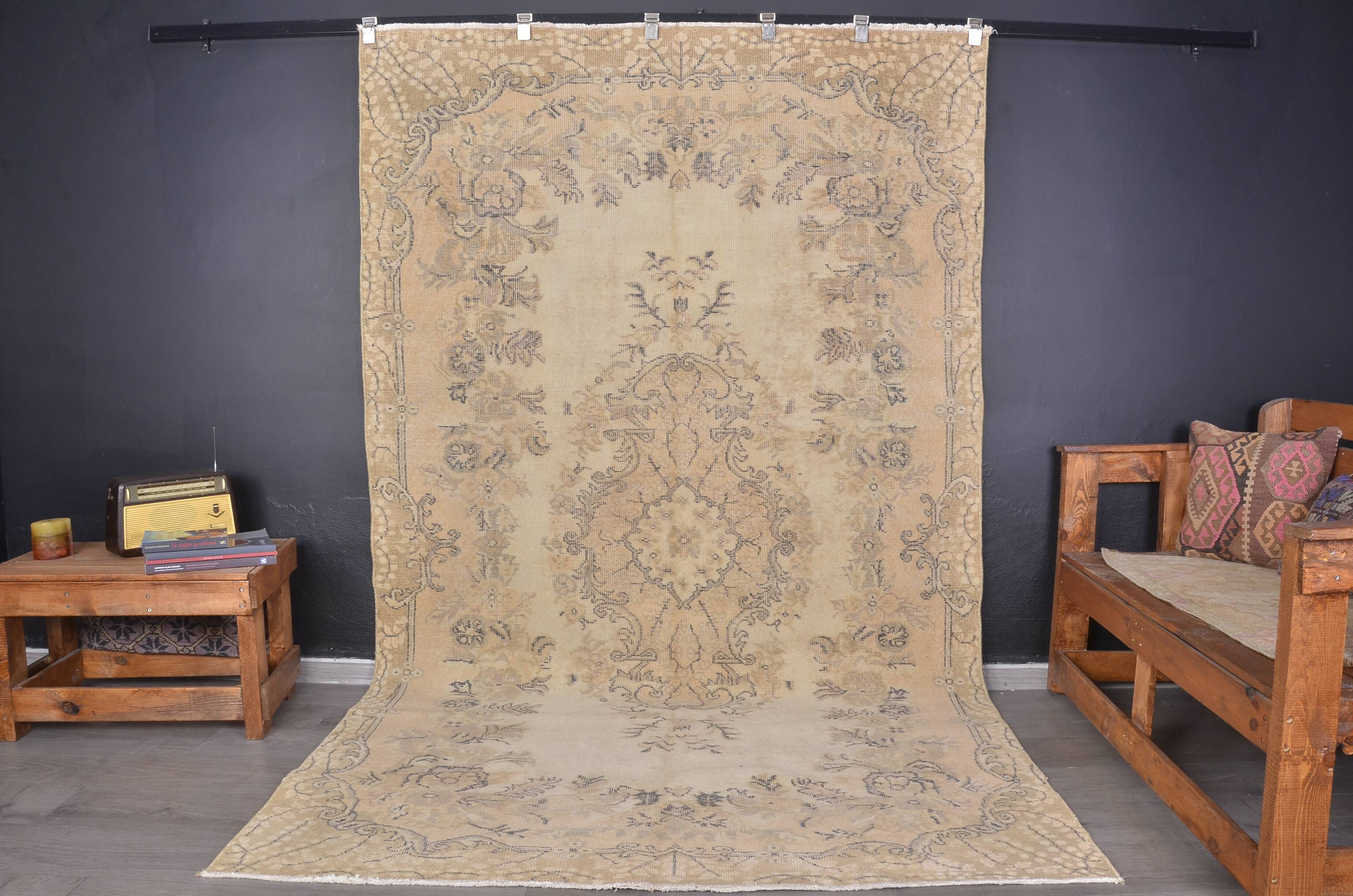 Vintage Biege Anatolian Vintage Carpet sku-2341