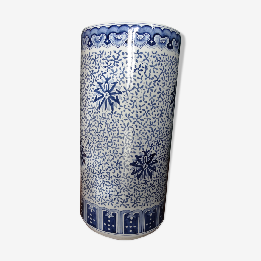 Porte-parapluie porcelaine en Chine bleue | Selency