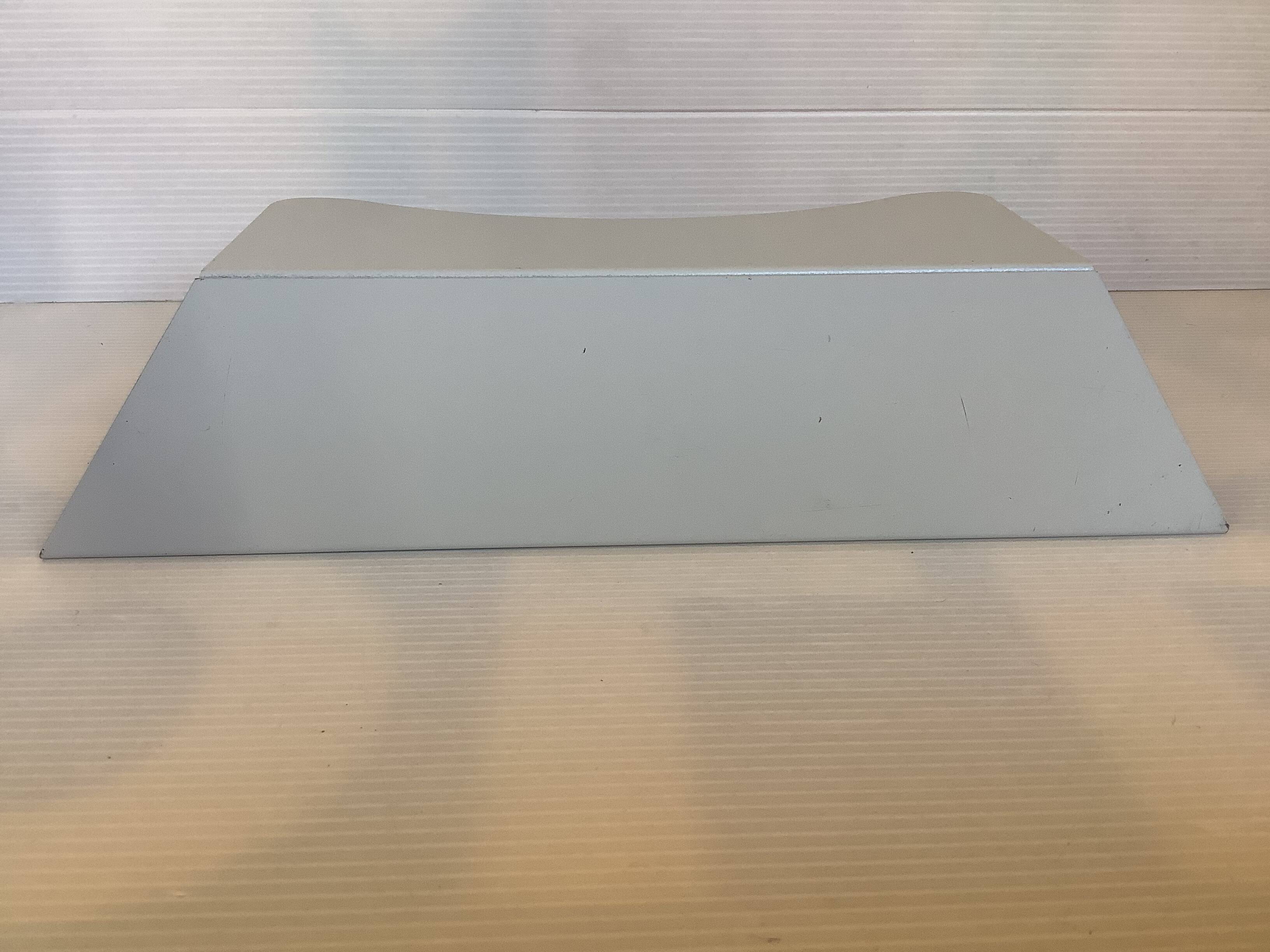 Gray metal wave mail holder