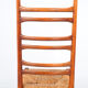 Teak and wicker dining chairs, 1960s