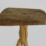 Tripod trading stool, peasant art Ariège, France (nineteenth century)