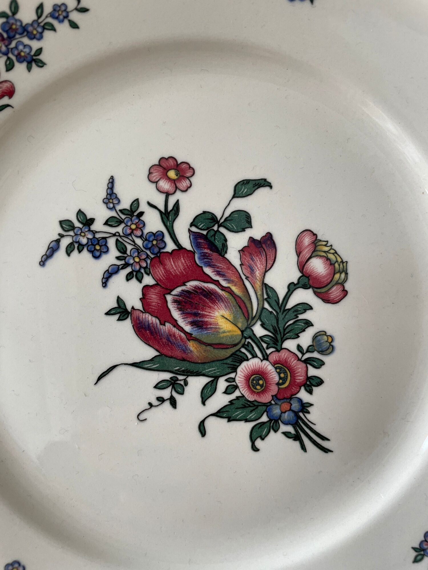 Set of 8 dessert plates Villeroy and Boch vieux Strasbourg