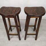 Brutalist bar stools