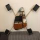Mirror and wall coat rack  vintage 50s
