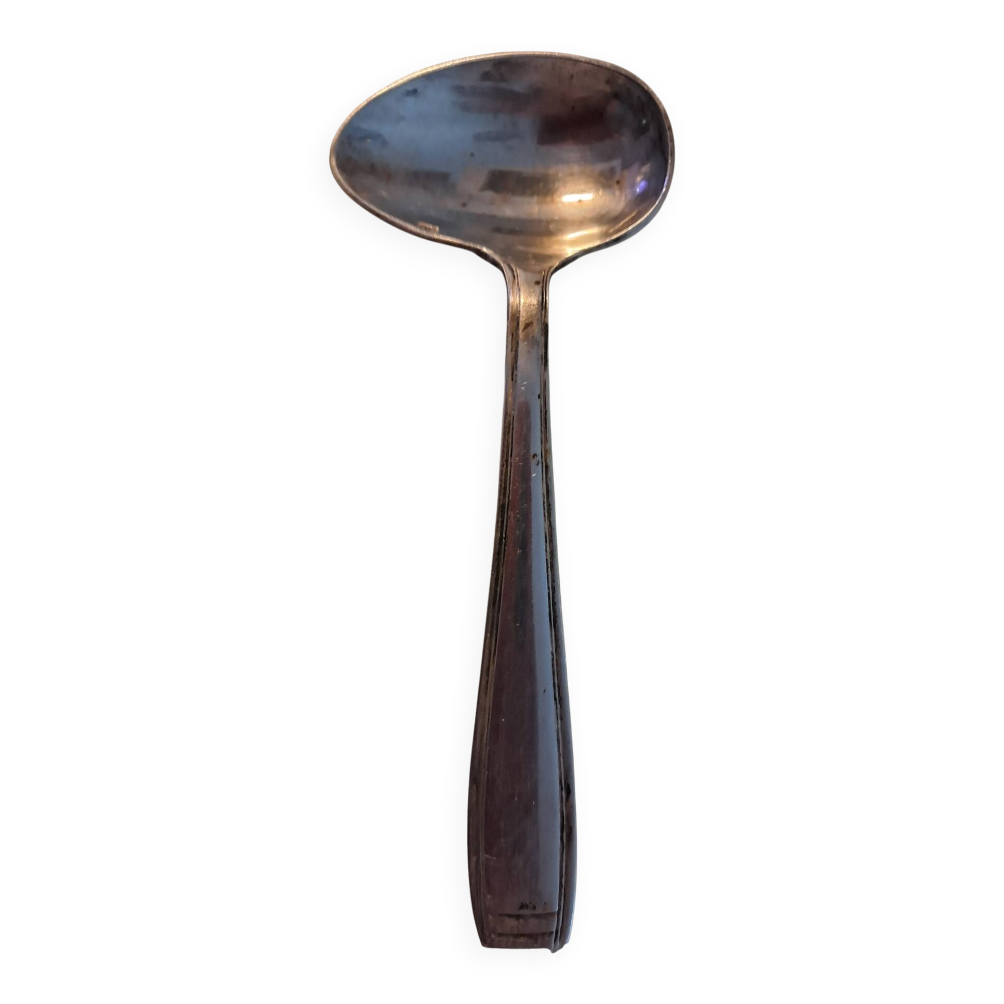 Ercuis silver-plated porridge spoon