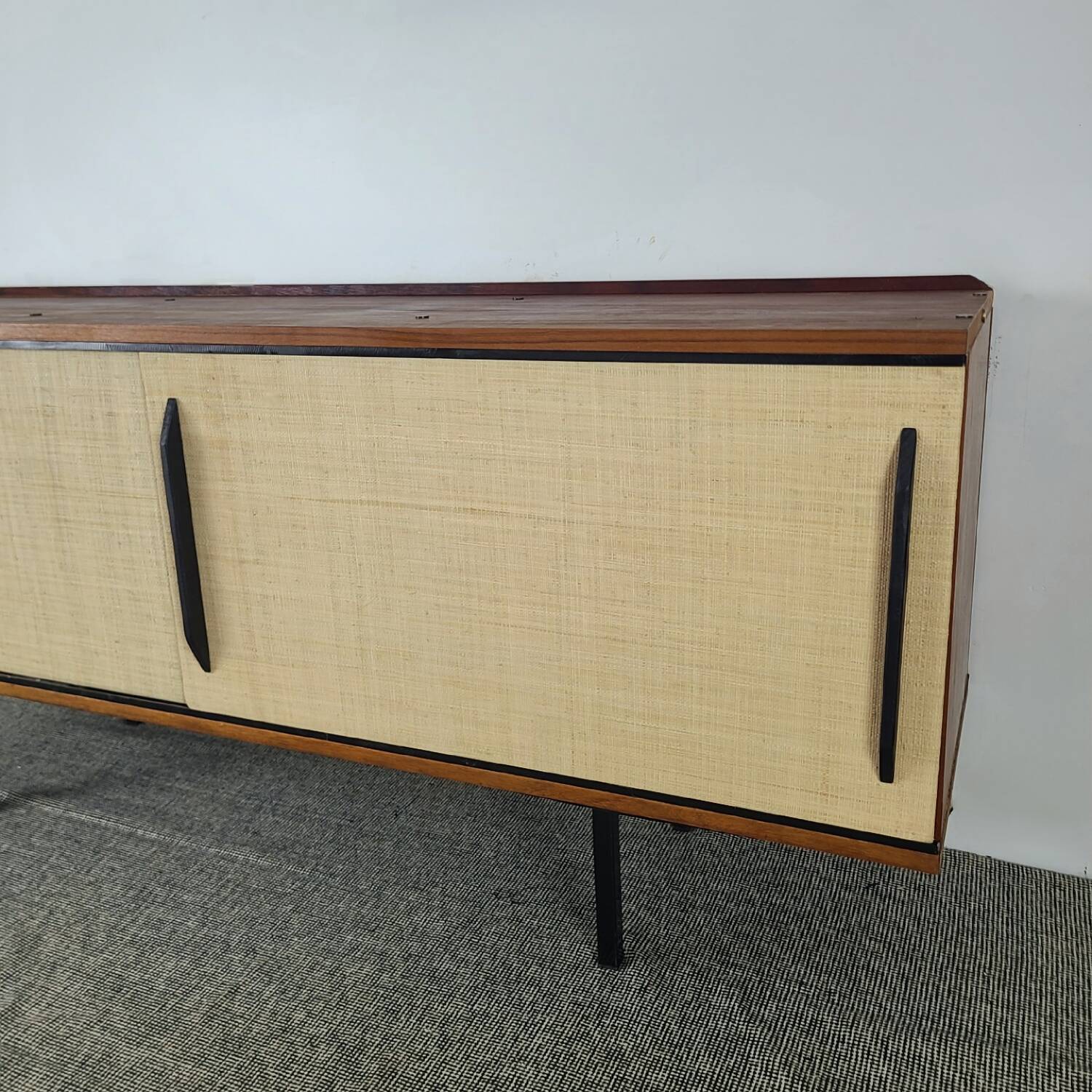 1960s Scandinavian vintage teak modernist sideboard