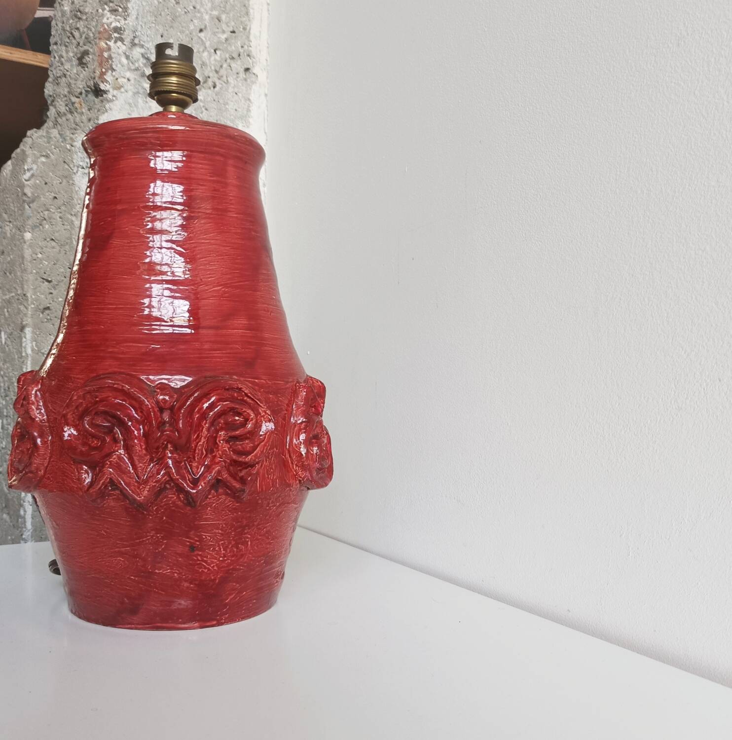 Jean Austruy ceramic lamp