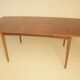 Table salle à manger scandinave palissandre vintage années 60 70 design