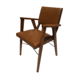 Scandinavian armchair with compass feet 60 years