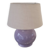 Lampe boule parme