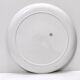White Lacquered Ceramic Dessert Plate by Ginori Ascribable to Gio Ponti, Italy