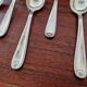 Christofle, Paris - Set of 9 small spoons (coffee) - Marot/Bérain model - in silver-plated metal