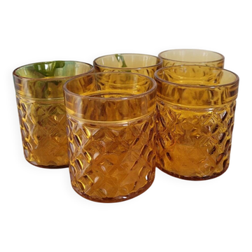 Set of 5 Pernod glasses