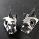 Polished and brushed stainless steel sconces 1970