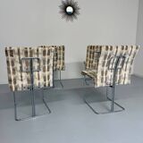 Set of 4 old Saporiti Italia chairs from the 1970s, Ernes design
