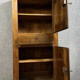 Louis XIV period standing man's cabinet in walnut circa 1700