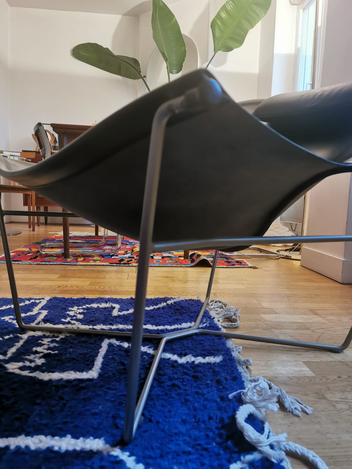 Vintage leather armchair