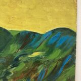 Landscape oil on panel